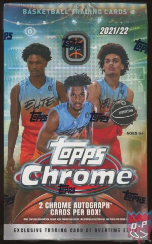 2021/22 Topps Chrome Overtime Elite Basketball Hobby Box - Preorder