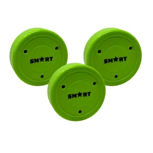 4oz Stickhandling Puck - 3 Pack NEON GREEN