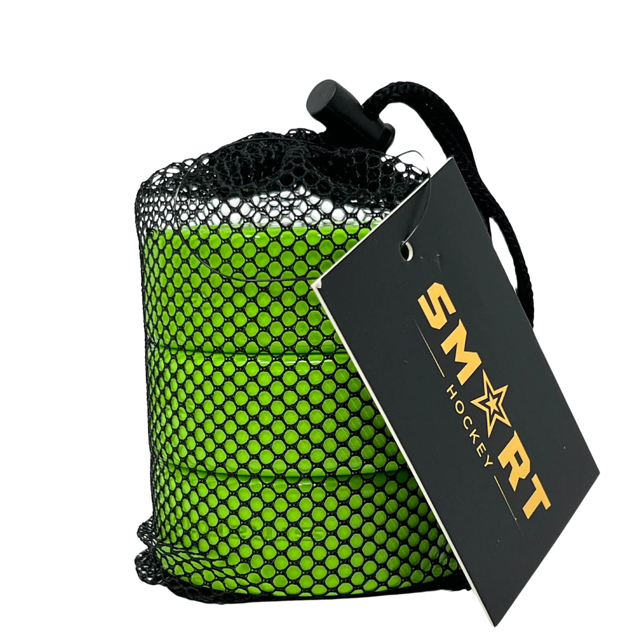 4oz Stickhandling Puck - 3 Pack NEON GREEN