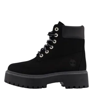 6 Inch Lace Up Waterproof Boot Jet Black