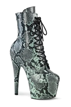 ADORE-1020SPWR Green Faux Leather Knee Boot