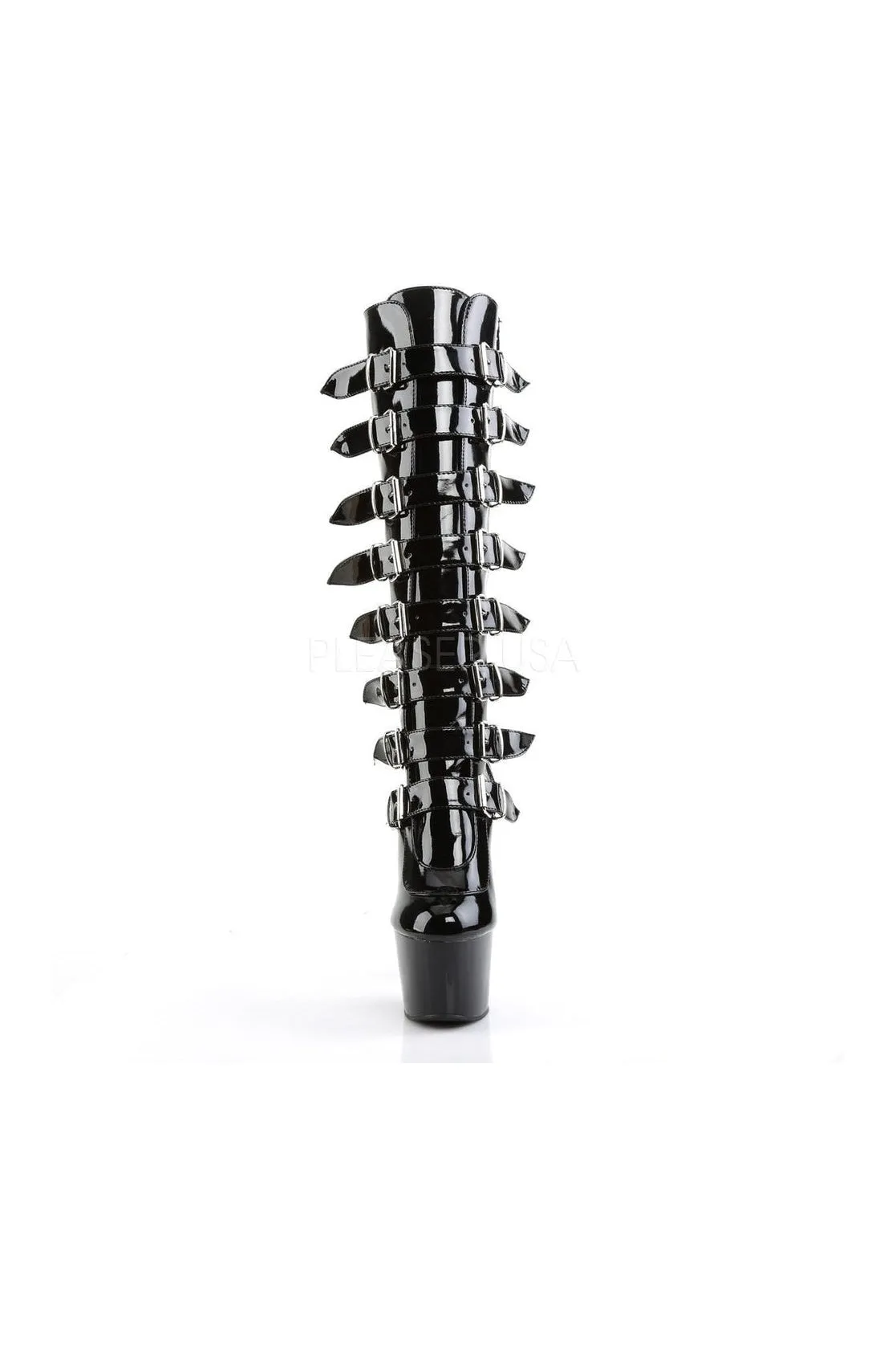 ADORE-2043 Platform Boot  | Black Patent