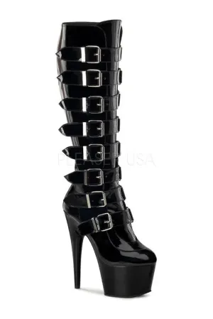 ADORE-2043 Platform Boot  | Black Patent