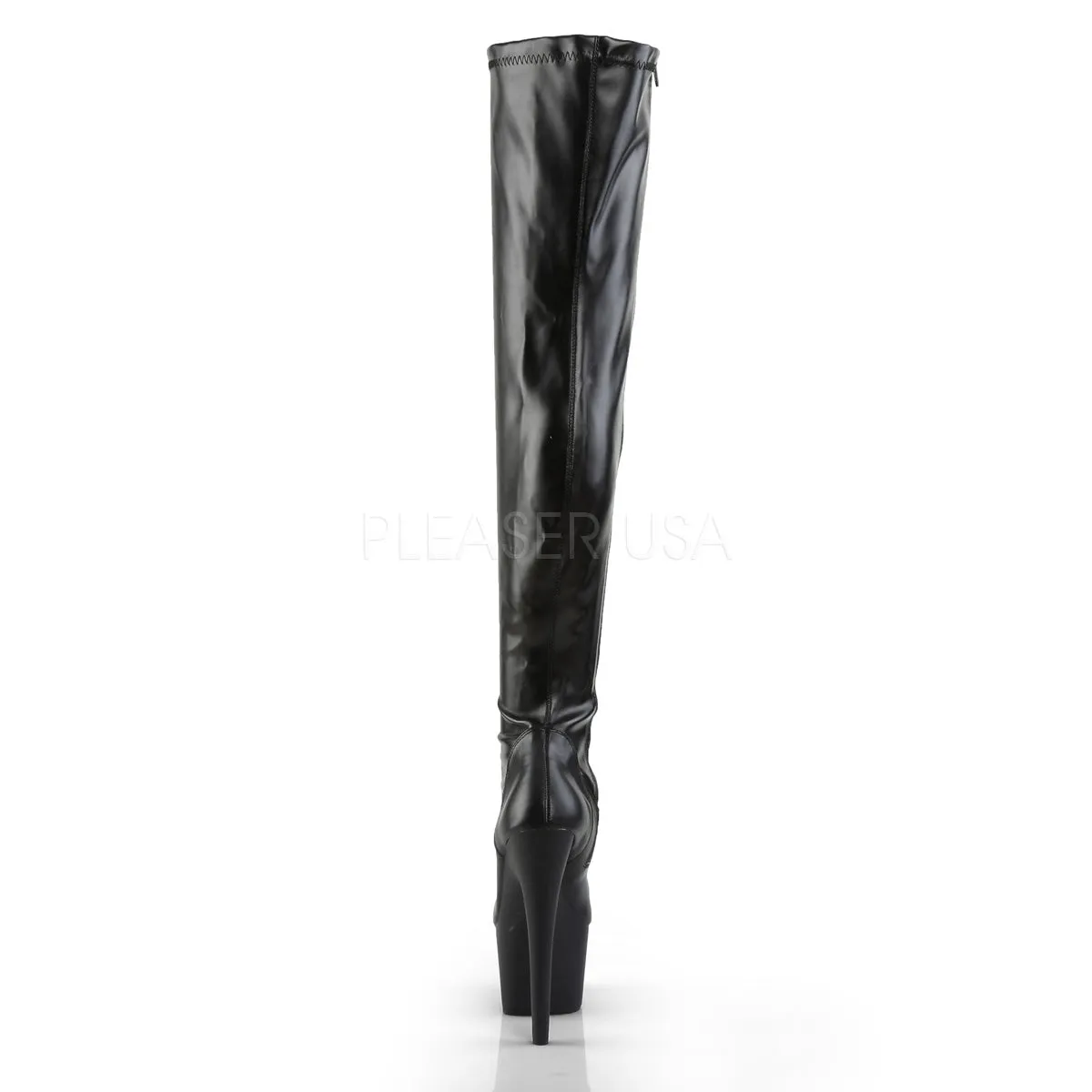 ADORE-3000  Black Str Faux Leather/Black Matte