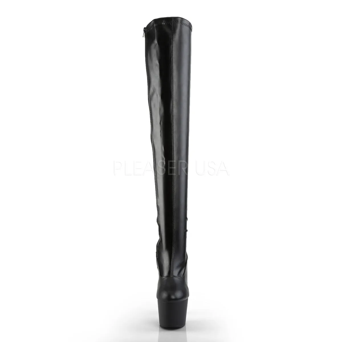 ADORE-3000  Black Str Faux Leather/Black Matte