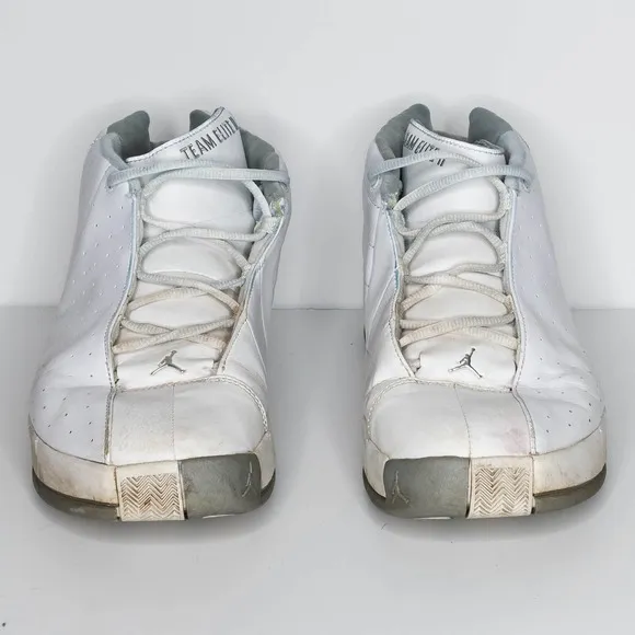 Air Jordan Men's Team Elite II Basketball Shoes Sneakers White Size 13 | AN
