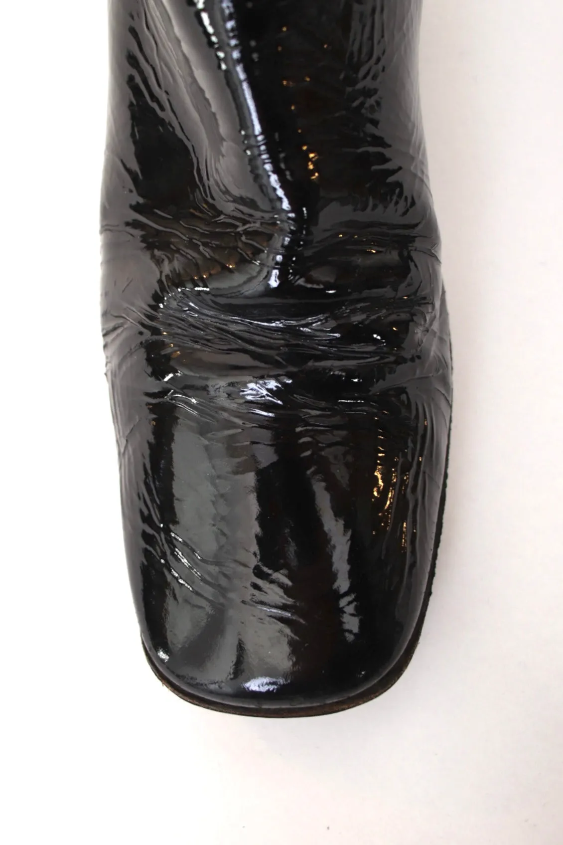Alaïa Patent Leather Tall Boots