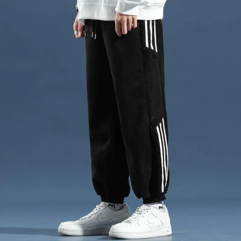 Alan | Men's Vintage Streetwear Striped Detail Joggers