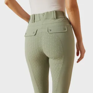 Ariat Ladies Tri Factor Grip FS Breech Lily Pad