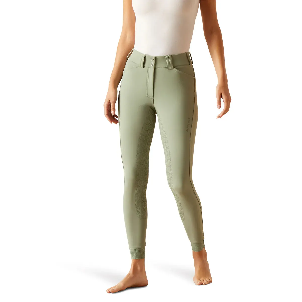 Ariat Ladies Tri Factor Grip FS Breech Lily Pad