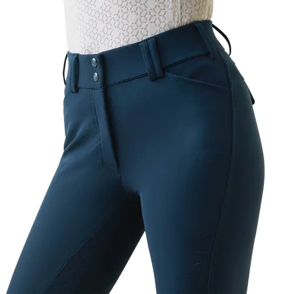 Ariat Ladies Tri Factor Grip Full Seat Breeches Deep Petroleum