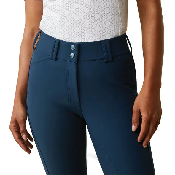 Ariat Ladies Tri Factor Grip Full Seat Breeches Deep Petroleum