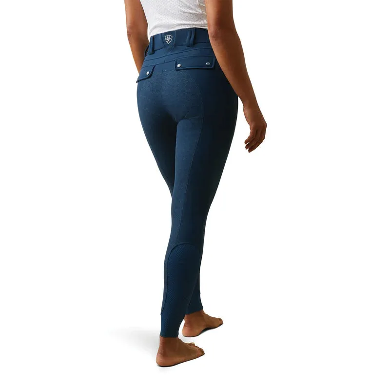 Ariat Ladies Tri Factor Grip Full Seat Breeches Deep Petroleum