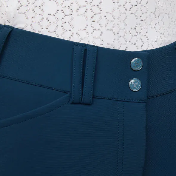 Ariat Ladies Tri Factor Grip Full Seat Breeches Deep Petroleum