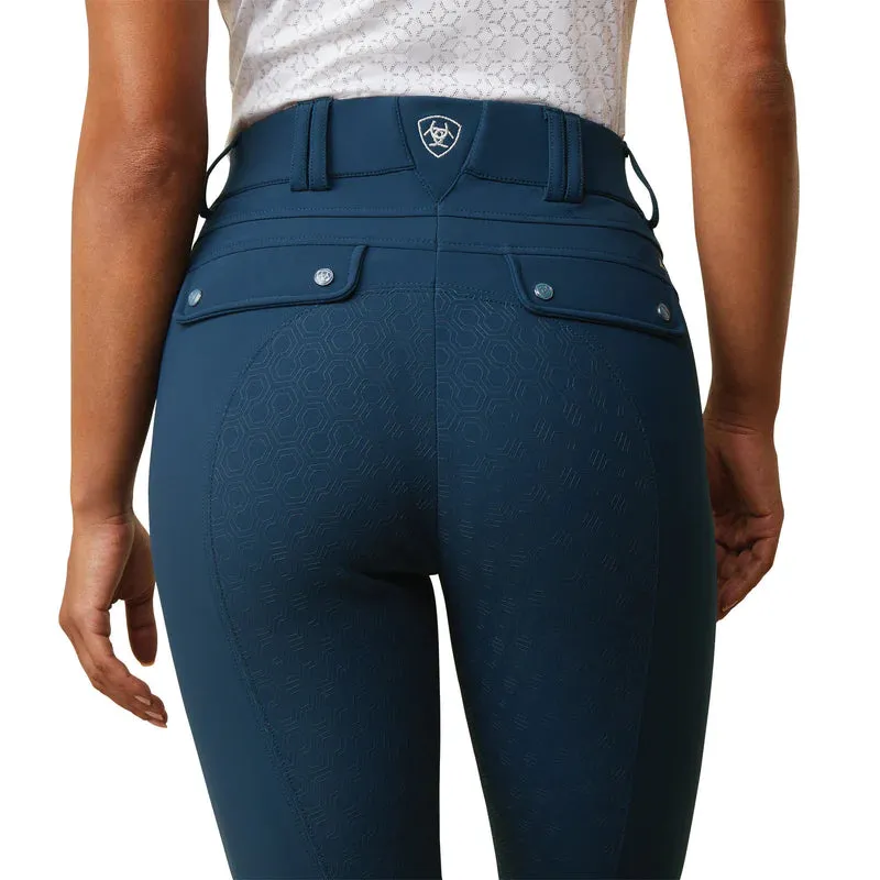 Ariat Ladies Tri Factor Grip Full Seat Breeches Deep Petroleum