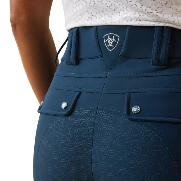 Ariat Ladies Tri Factor Grip Full Seat Breeches Deep Petroleum