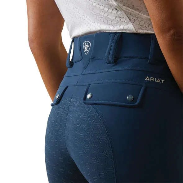 Ariat Ladies Tri Factor Grip Full Seat Breeches Deep Petroleum