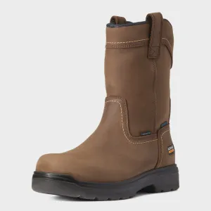 Ariat Mens Turbo JCA Pull-on Carbon Toe Boot Barley Brown