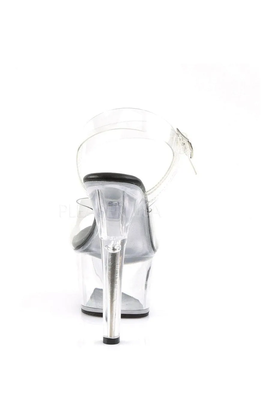 ASPIRE-608 Platform Sandal  | Black Vinyl
