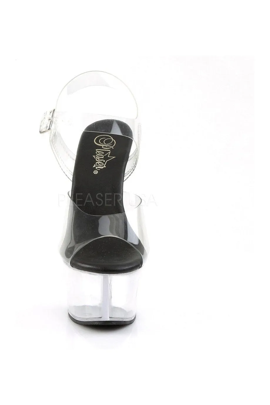 ASPIRE-608 Platform Sandal  | Black Vinyl