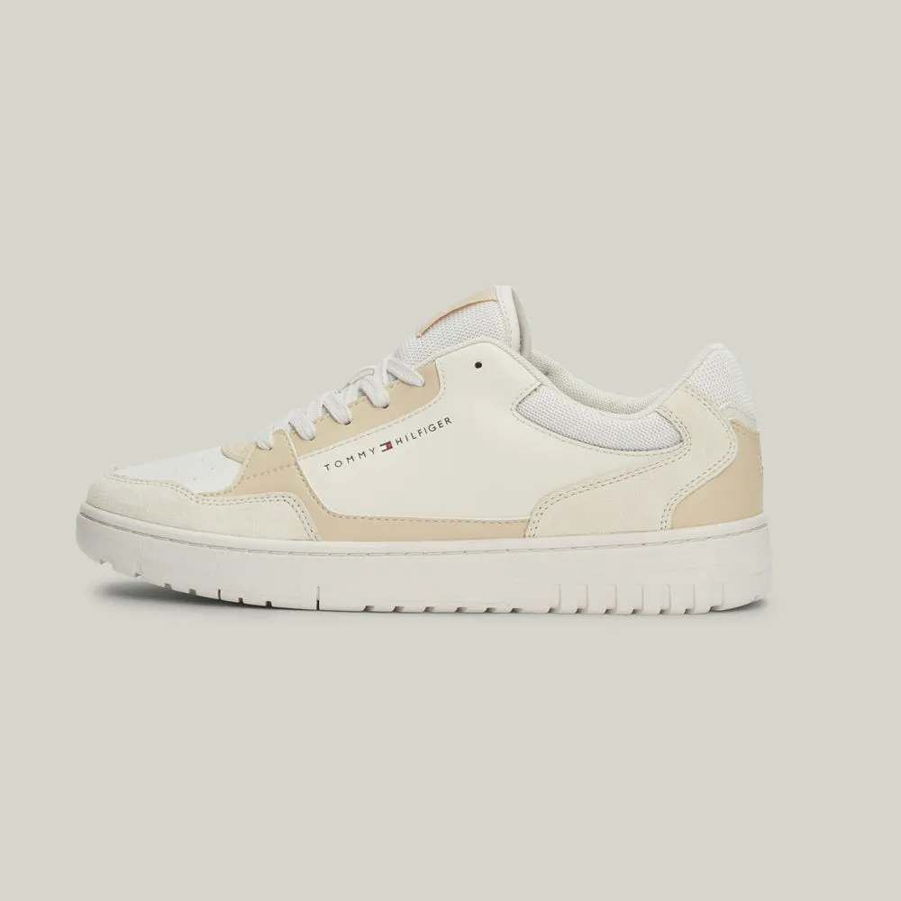 Basket Core Leather Mix - White Multi