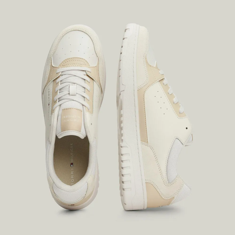 Basket Core Leather Mix - White Multi