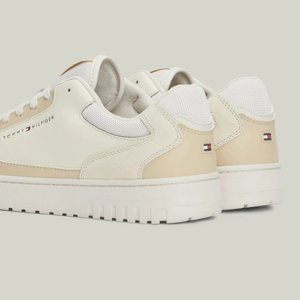 Basket Core Leather Mix - White Multi