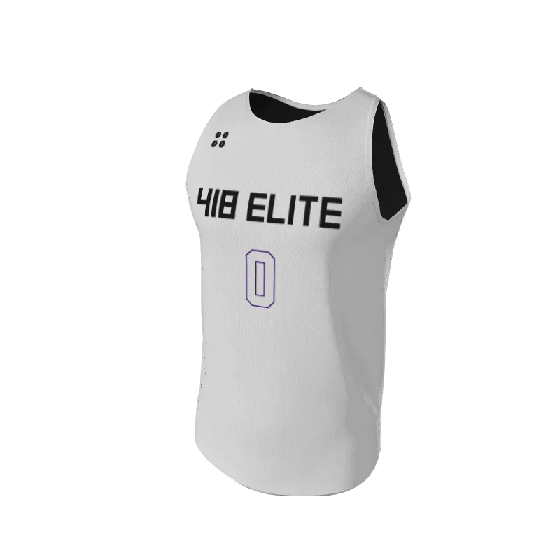 Basketball LiteOneX - White & Black Jersey LiteOneX Jersey. (x 10)