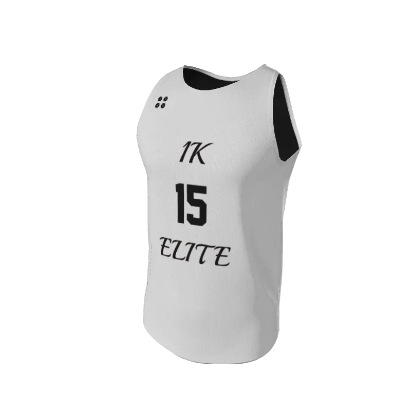 Basketball LiteOneX - White & Black Jersey LiteOneX Jersey. (x 6)
