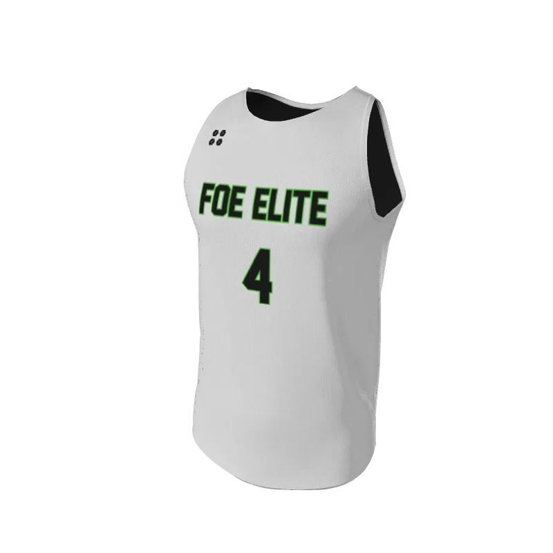 Basketball LiteOneX - White & Black Jersey LiteOneX Jersey. (x 8)