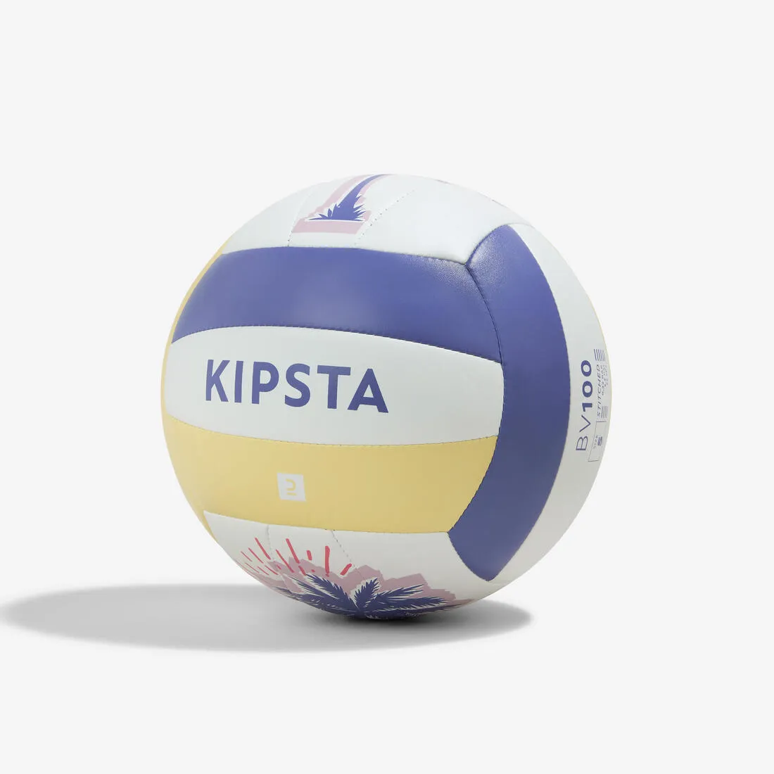 Beach Volleyball Size 5 BV100 Classic - Yellow &