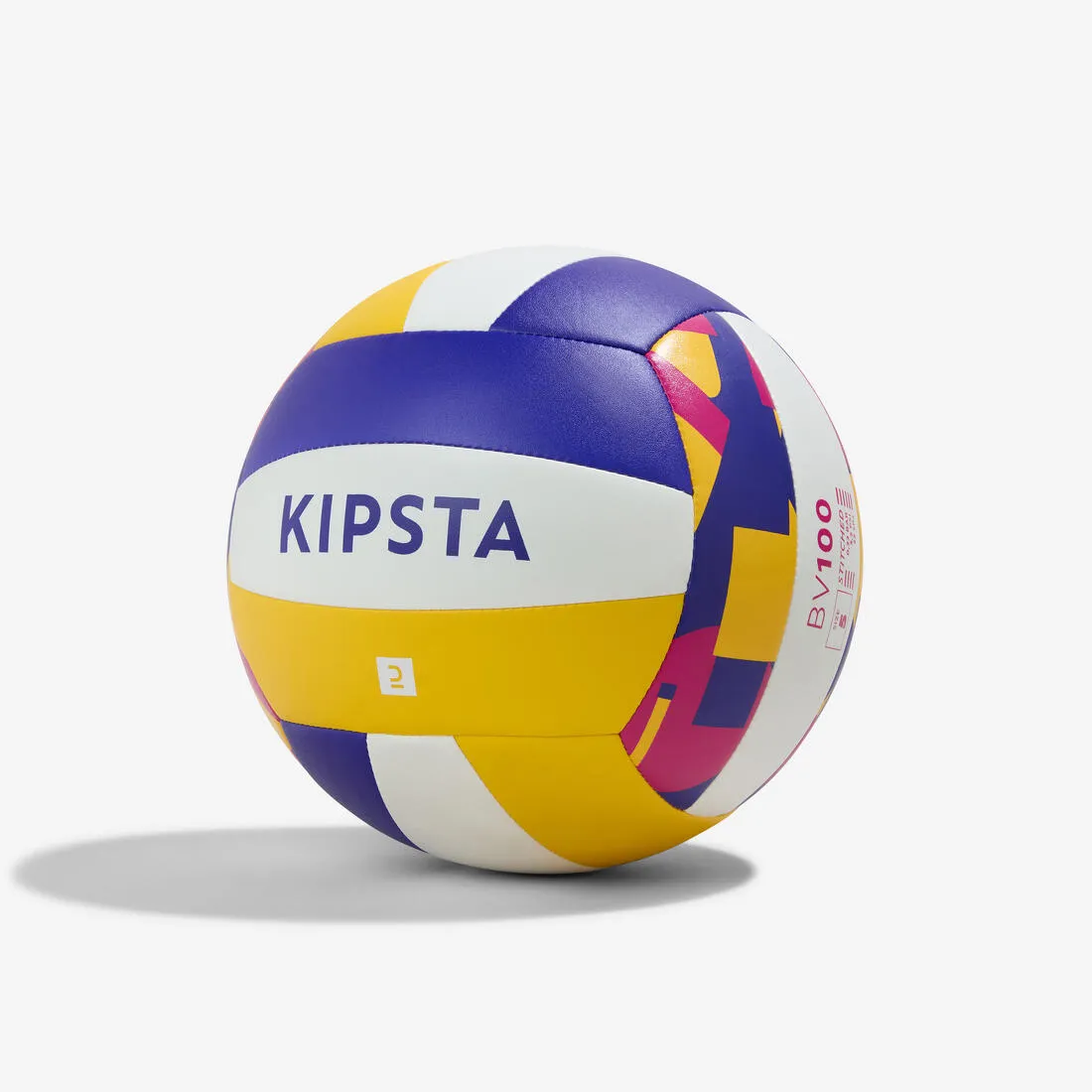 Beach Volleyball Size 5 BV100 Classic - Yellow &