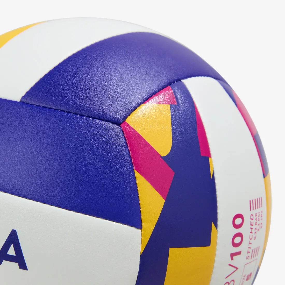 Beach Volleyball Size 5 BV100 Classic - Yellow &
