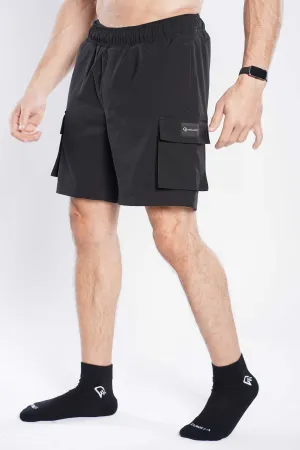 Black Gorilla Cargo Shorts