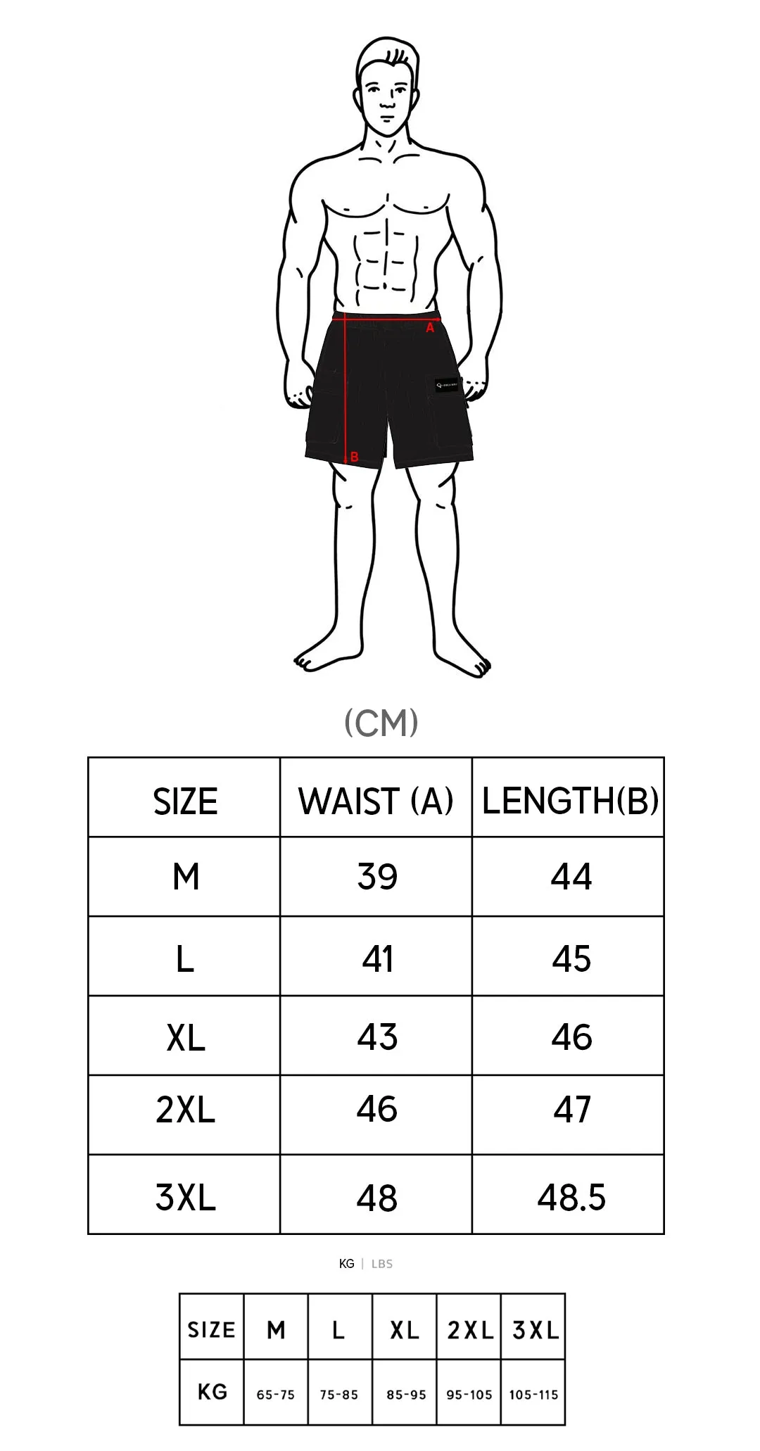 Black Gorilla Cargo Shorts