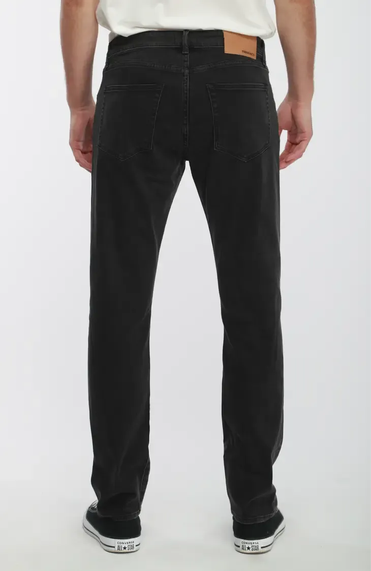 Black Smoke - Denim - Boyer Athletic Straight  *Made in America*