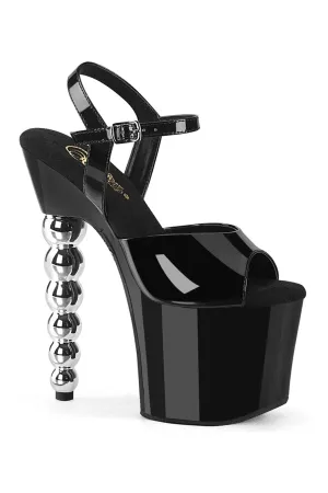 BLISS-709 Black Patent Sandal