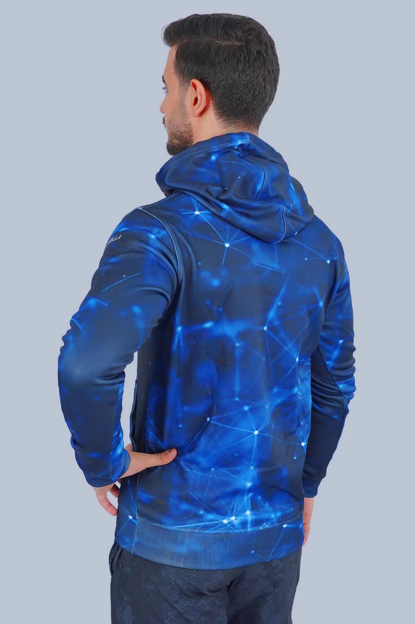 Blue Cosmic Hoodie