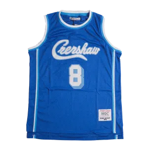 BLUE MAMBA CRENSHAW BASKETBALL JERSEY BLUE