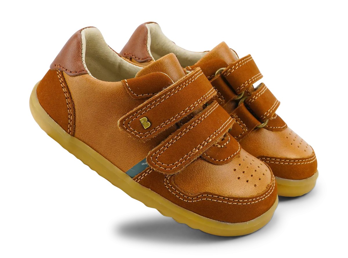 Bobux Step Up Riley Caramel & Toffee