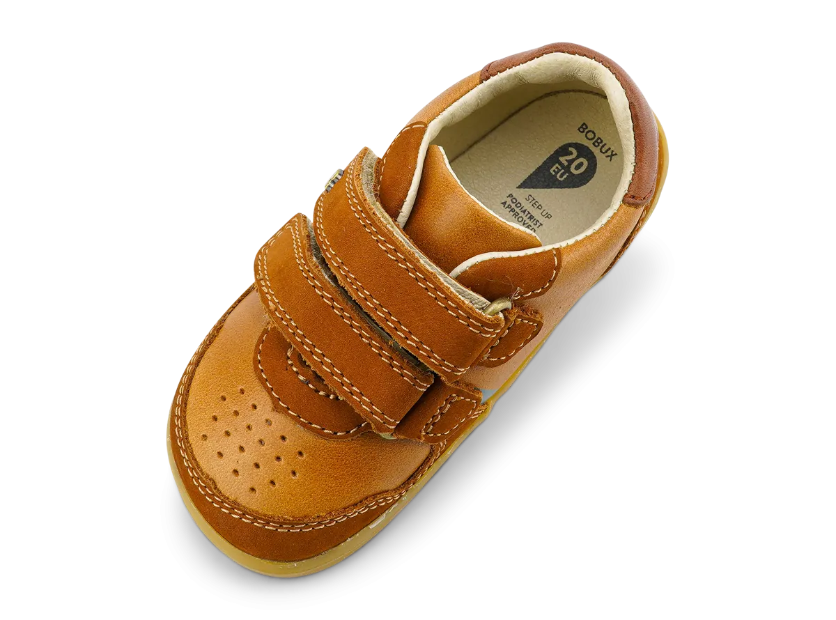 Bobux Step Up Riley Caramel & Toffee