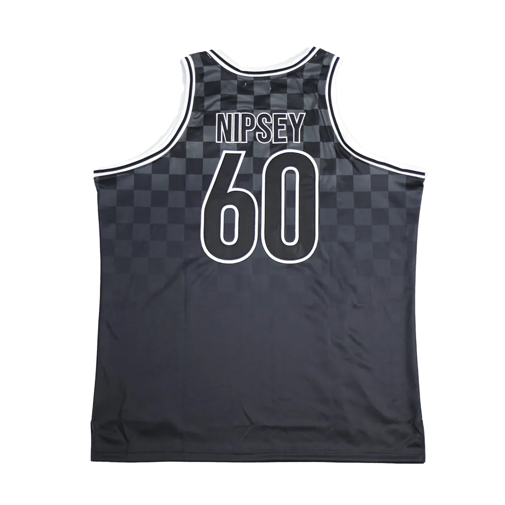BOOGIE NIPSEY HUSSLE BLACK BASKETBALL JERSEY