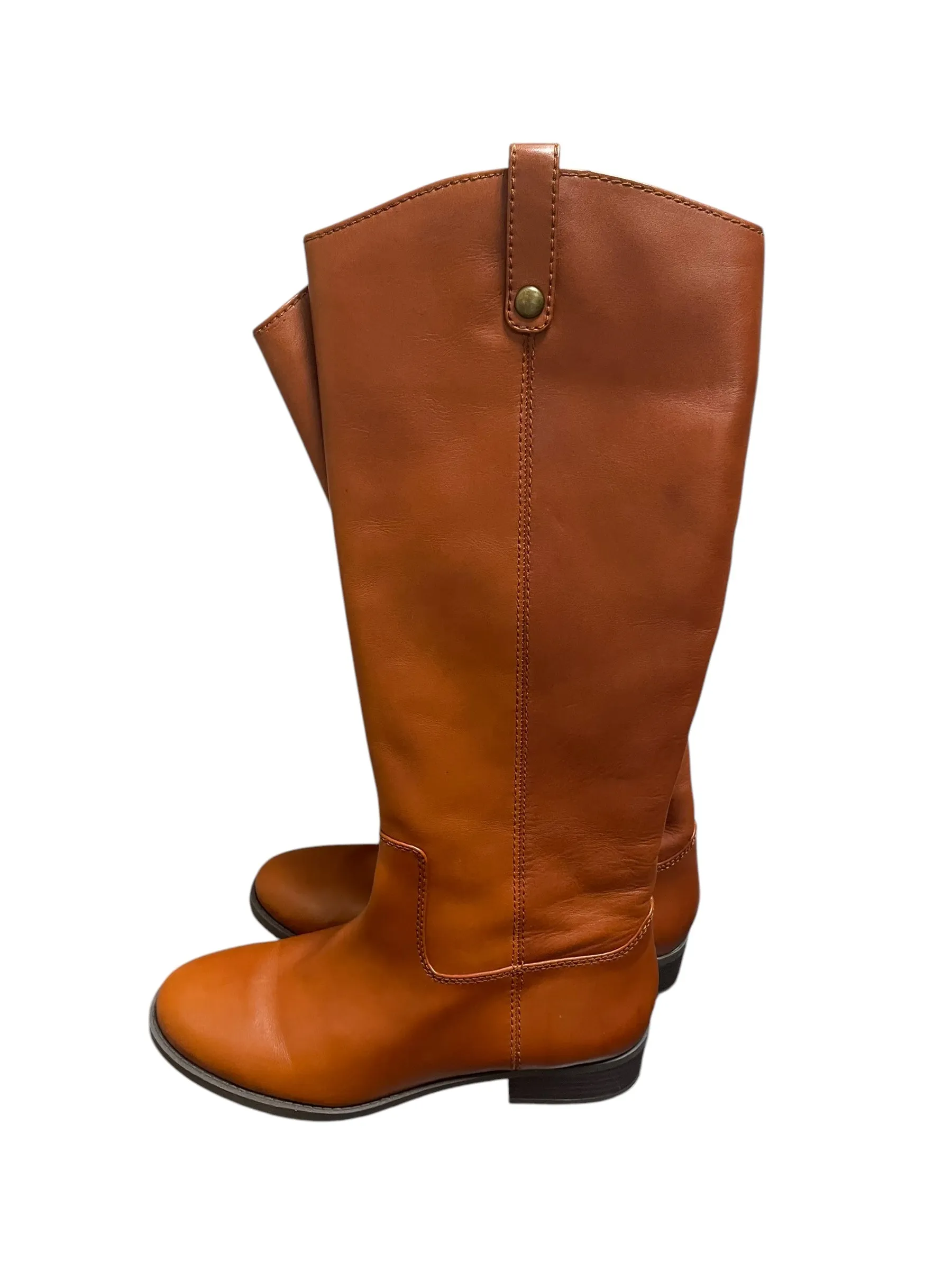 Boots Knee Flats By Inc In Brown, Size: 10