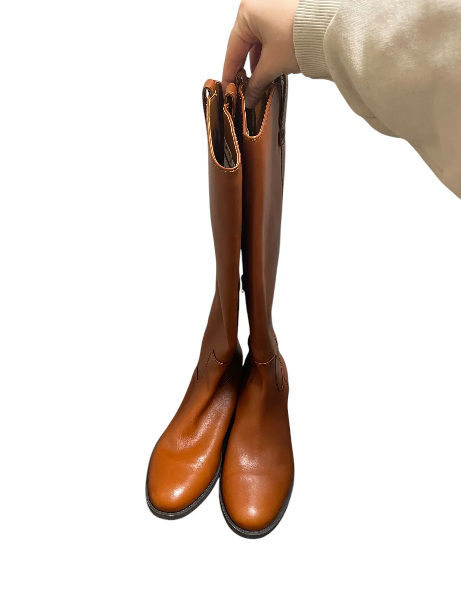 Boots Knee Flats By Inc In Brown, Size: 10
