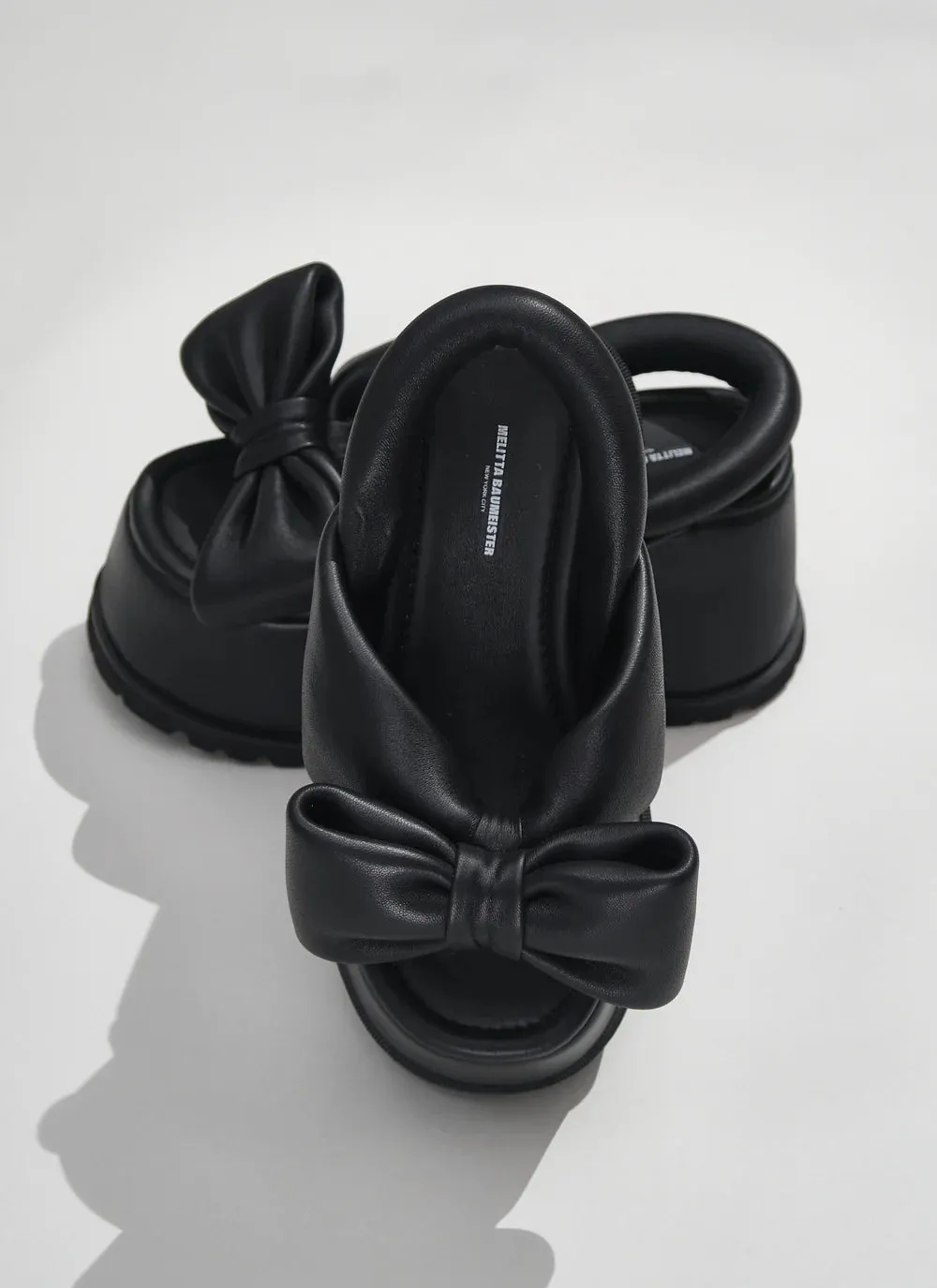 Bow Platform Sandals