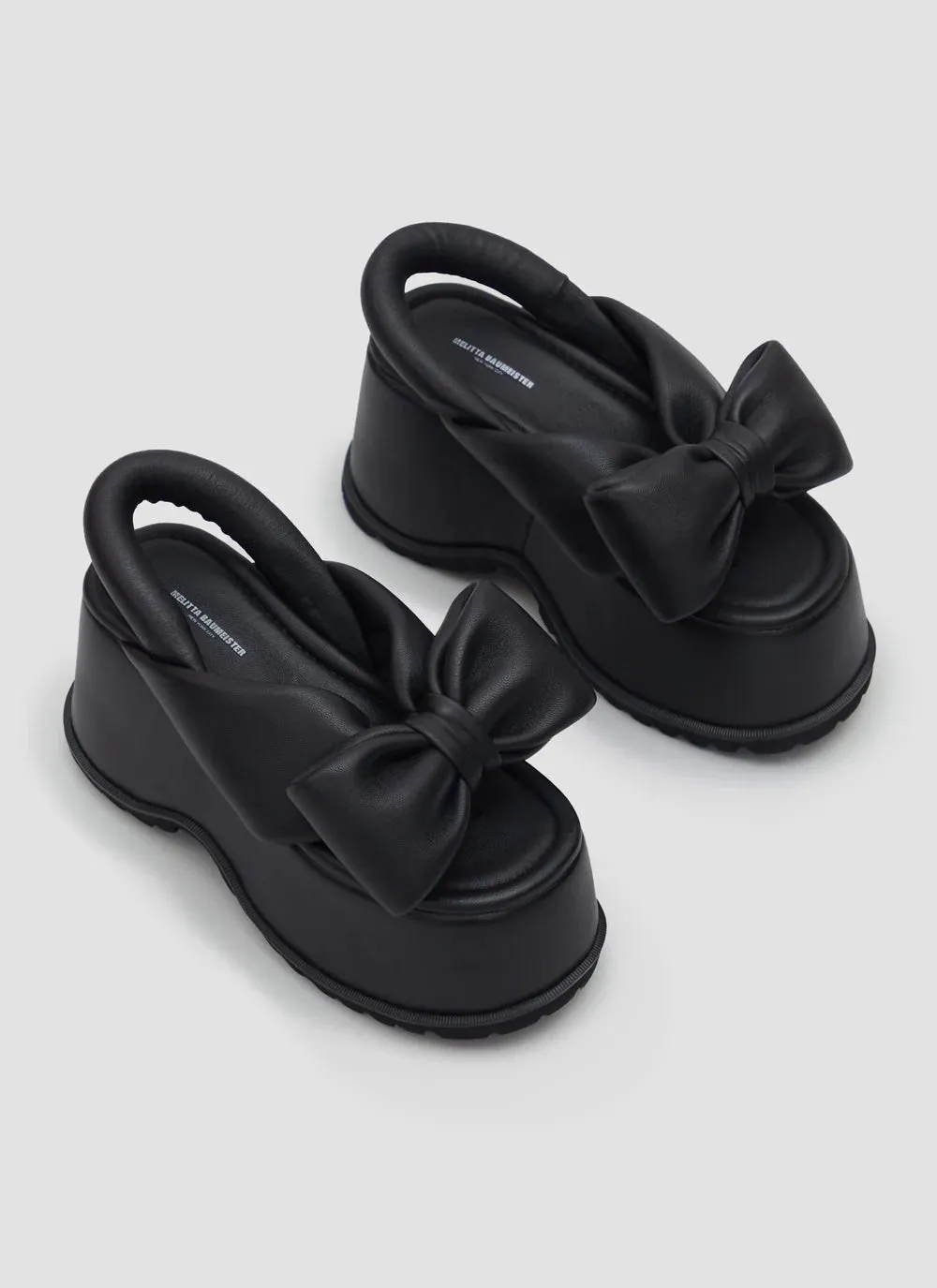 Bow Platform Sandals