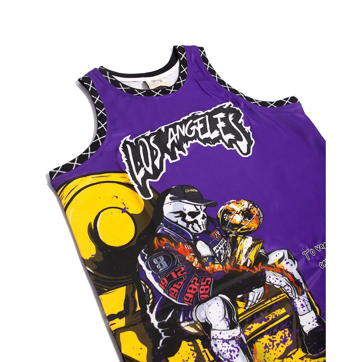 BRAND X AWAKEN THE BEAST IN LA BASKETBALL JERSEY (PURPLE)