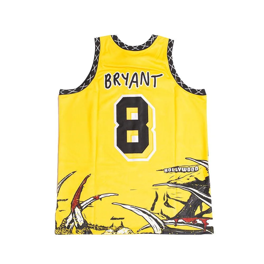 BRAND X AWAKEN THE BEAST IN LA BASKETBALL JERSEY (YELLOW)