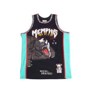 BRAND X RAISE HELL IN MEMPHIS BASKETBALL JERSEY (BLACK)