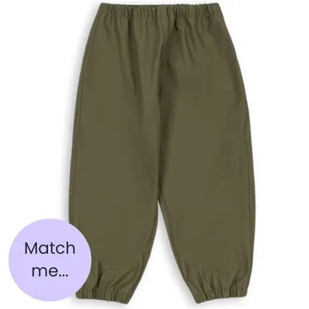 Burnt Olive Waterproof Trousers